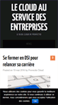 Mobile Screenshot of cloud-entreprise.info