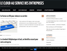 Tablet Screenshot of cloud-entreprise.info